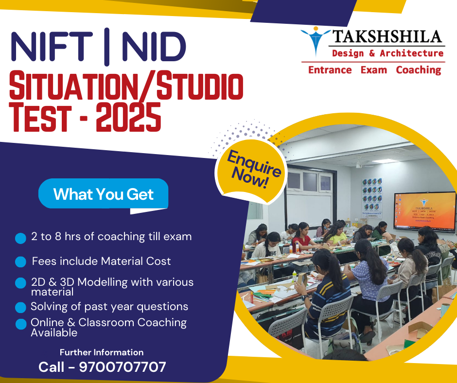 NIFT NID Situation test coaching